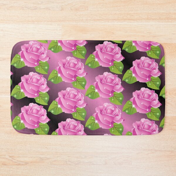 Item preview, Pink Sparkly Roses Pattern  designed and sold by Ayesha Saleem.