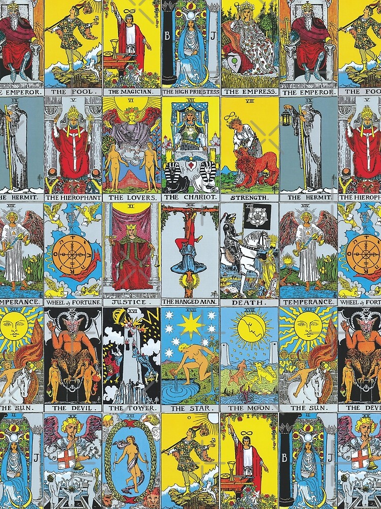 Canberra Soaked dansk Tarot Major Arcana Variety" Scarf for Sale by DeYoungFashion | Redbubble
