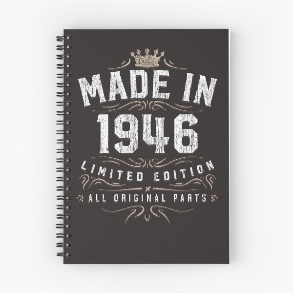 Item preview, Made In 1946 - All Original Parts - Birthday designed and sold by SteamerTees.