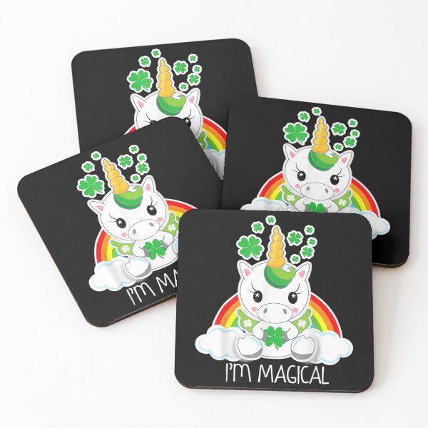 Item preview, Girls Cute Unicorn Im Magical Gift for St Patricks Day designed and sold by Shelyapinglasha.