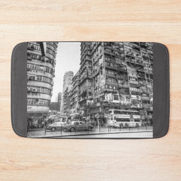 Item preview, Nathan Road, Kowloon, Hong Kong Black And White designed and sold by Paul Thompson Photography.