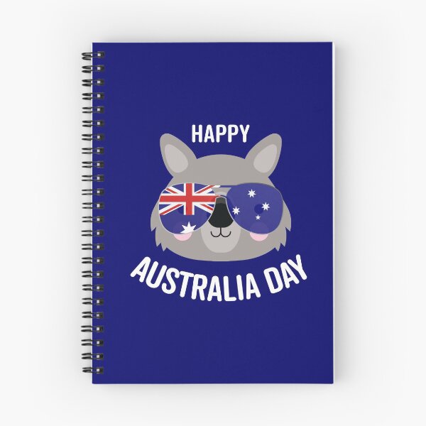 Item preview, Happy Australia Day - wombat designed and sold by Polyxz.