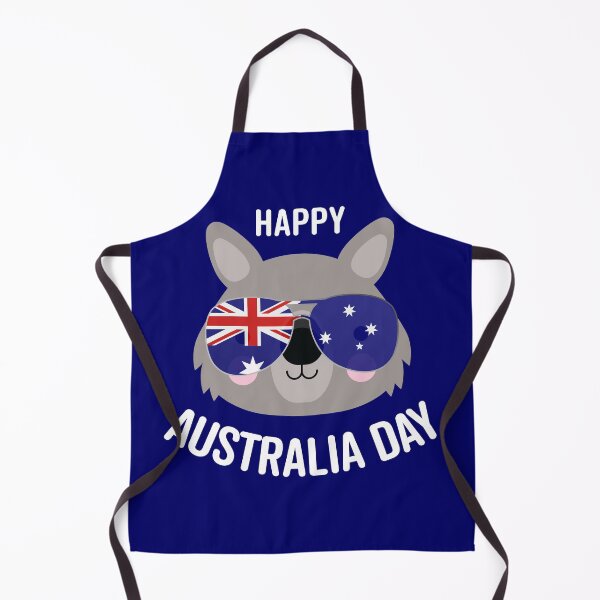 Item preview, Happy Australia Day - wombat designed and sold by Polyxz.