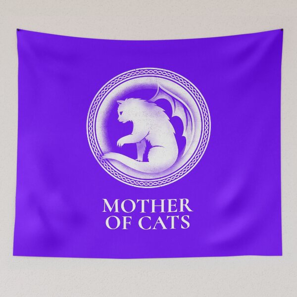 Item preview, Mother of Cats - Cat Dragon Wing designed and sold by LeBreab.