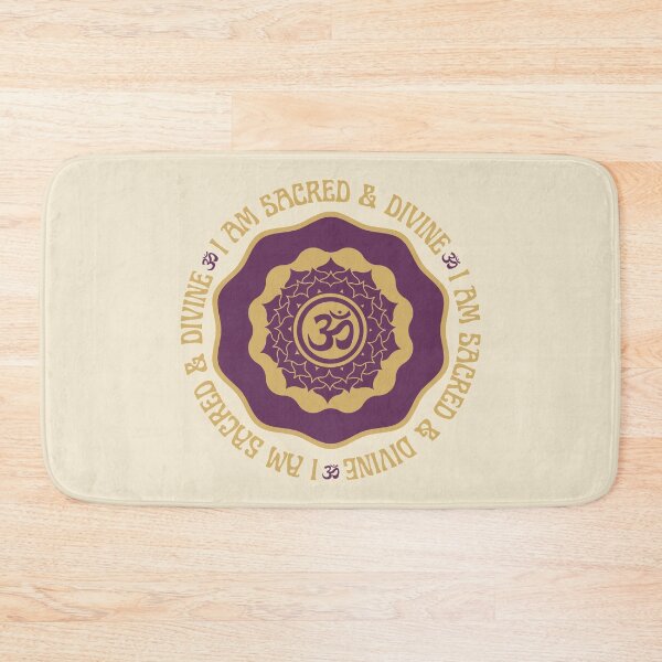 Item preview, I AM SACRED AND DIVINE, SAHASRARA CROWN CHAKRA AFFIRMATION designed and sold by Mercurial Merkaba.