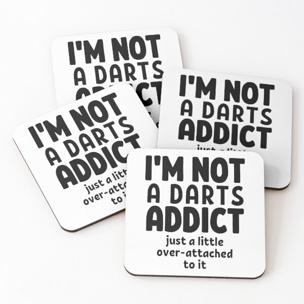 Item preview, I'm not a darts addict. Just a little over-attached to it. designed and sold by TheGreenGoat.