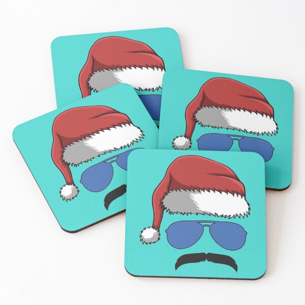 Item preview, Santa with mustache. Christmas hero   designed and sold by LetitBriess.