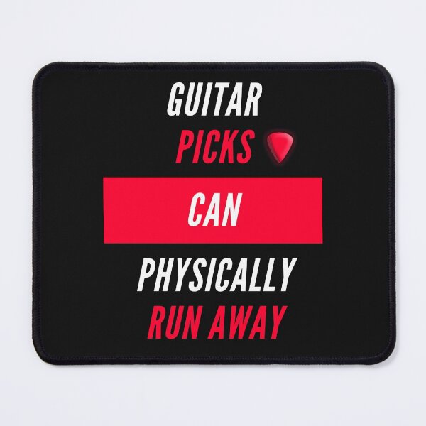 Item preview, Guitar picks can physically run away designed and sold by AmonRa16.