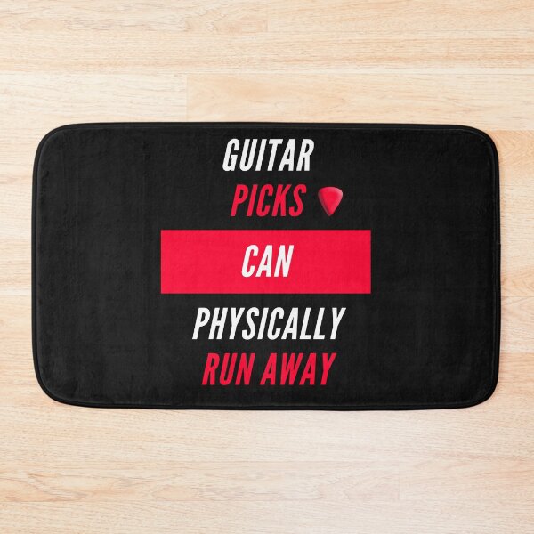 Item preview, Guitar picks can physically run away designed and sold by AmonRa16.