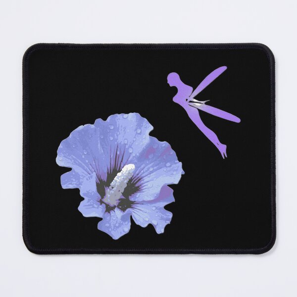 Item preview,  Hibiscus flower and elf silhouette, adorable fantasy shirts designed and sold by Kirei-Lily.