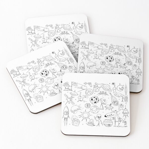 Item preview, Space Cartoon Pattern designed and sold by Serotonin4u.