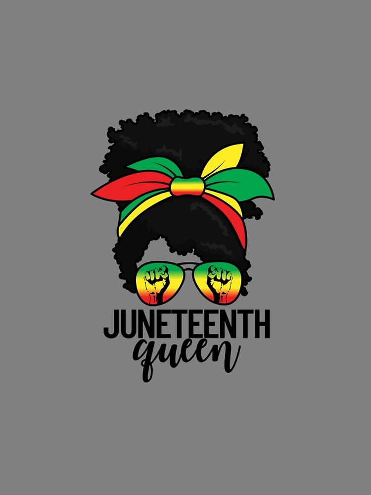Imagen 4 de 4, Funda de iPhone con la obra Juneteenth Queen Messy Bun Black Women's Juneteenth Gear, diseñada y vendida por DynamicDesign.