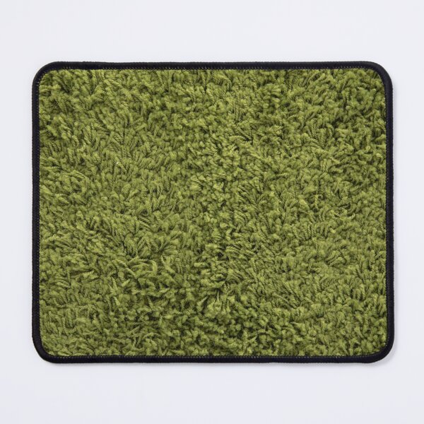 Item preview, fluffy carpet, green wool designed and sold by groundfloors.