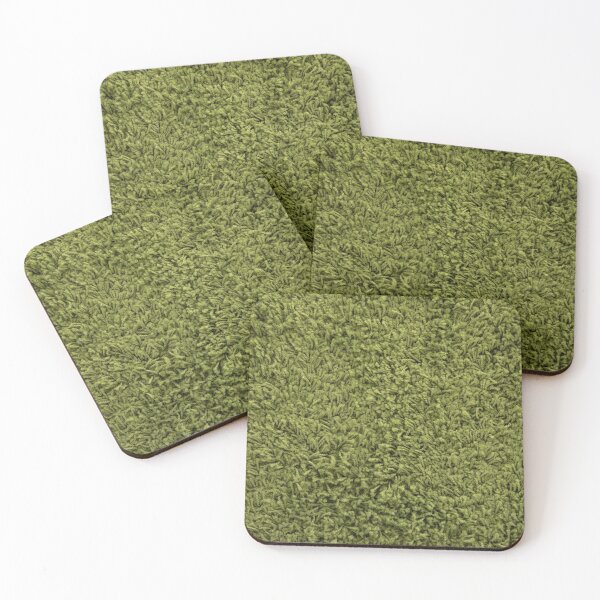 Item preview, fluffy carpet, green wool designed and sold by groundfloors.