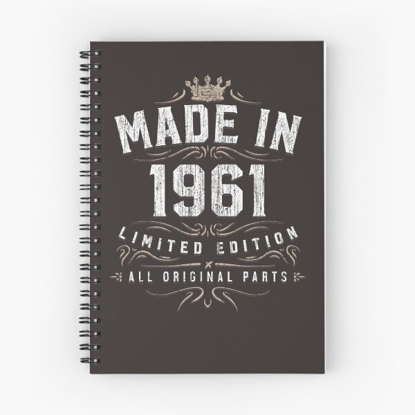 Item preview, Made In 1961 - All Original Parts - Birthday designed and sold by SteamerTees.