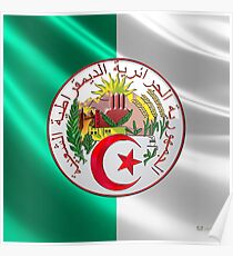 Algerien - Wappen Poster