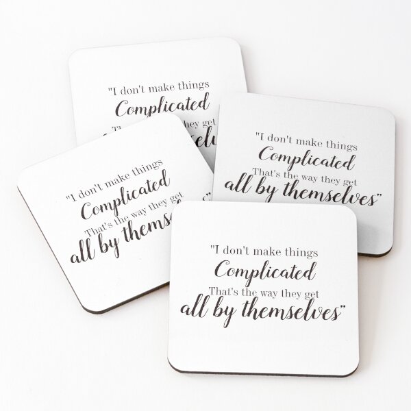Item preview, I'm no Compilcated designed and sold by Shivanshu Tiwari.