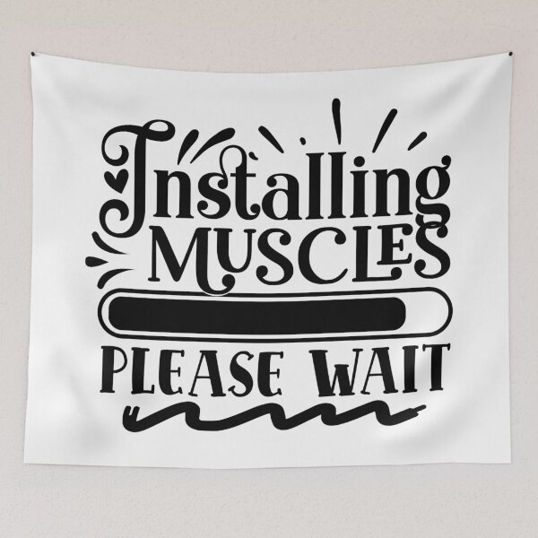 Item preview, Installing muscles please wait designed and sold by Best-Designers.