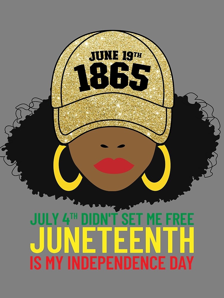 Thumbnail 3 von 3, Tuch, July 4th Didn't Set Me Free Afro Woman Women's Juneteenth Gear designt und verkauft von DynamicDesign.