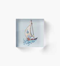 Sailing Acrylic Block