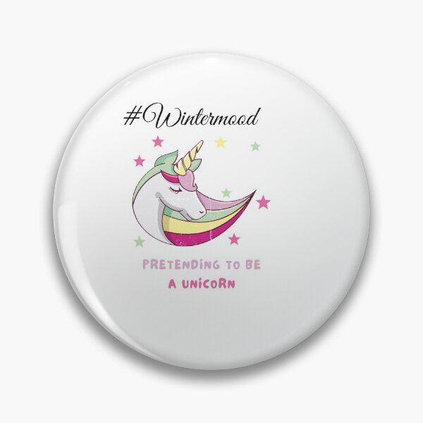 Item preview, Pretending To Be A Unicorn - Trendy Wintermood Unicorn Design Gift Idea For Unicorn and Winter Lovers designed and sold by Prince - Bestseller ★★★★★.