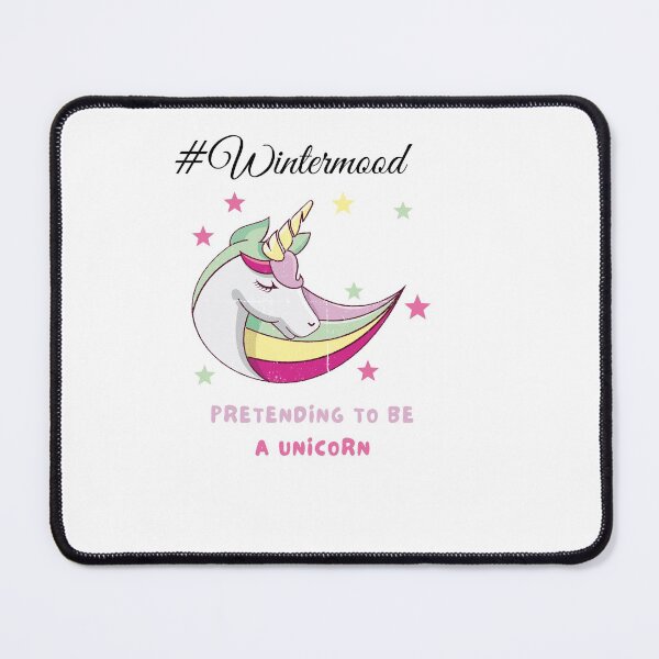 Item preview, Pretending To Be A Unicorn - Trendy Wintermood Unicorn Design Gift Idea For Unicorn and Winter Lovers designed and sold by Prince - Bestseller ★★★★★.