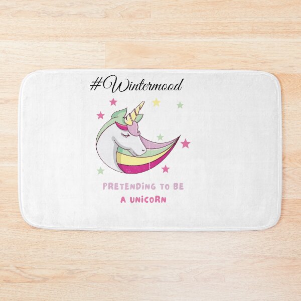 Item preview, Pretending To Be A Unicorn - Trendy Wintermood Unicorn Design Gift Idea For Unicorn and Winter Lovers designed and sold by Prince - Bestseller ★★★★★.
