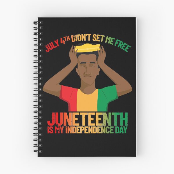 Aperçu de l'œuvre July 4th Didn't Set Me Free Afro Boys Men's Juneteenth Gear créée et vendue par DynamicDesign.