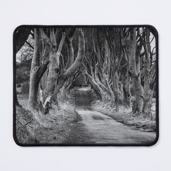 Item preview, The Dark Hedges Black and White Northern Ireland designed and sold by thinkbigimages.