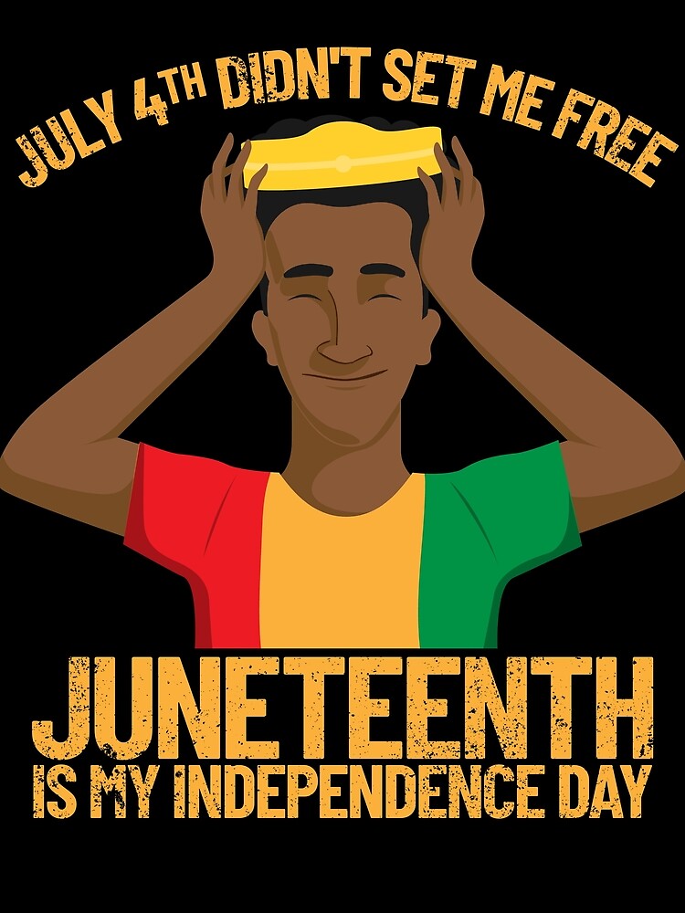 Thumbnail 3 von 3, Tuch, July 4th Didn't Set Me Free Afro Boys Men's Juneteenth Gear designt und verkauft von DynamicDesign.
