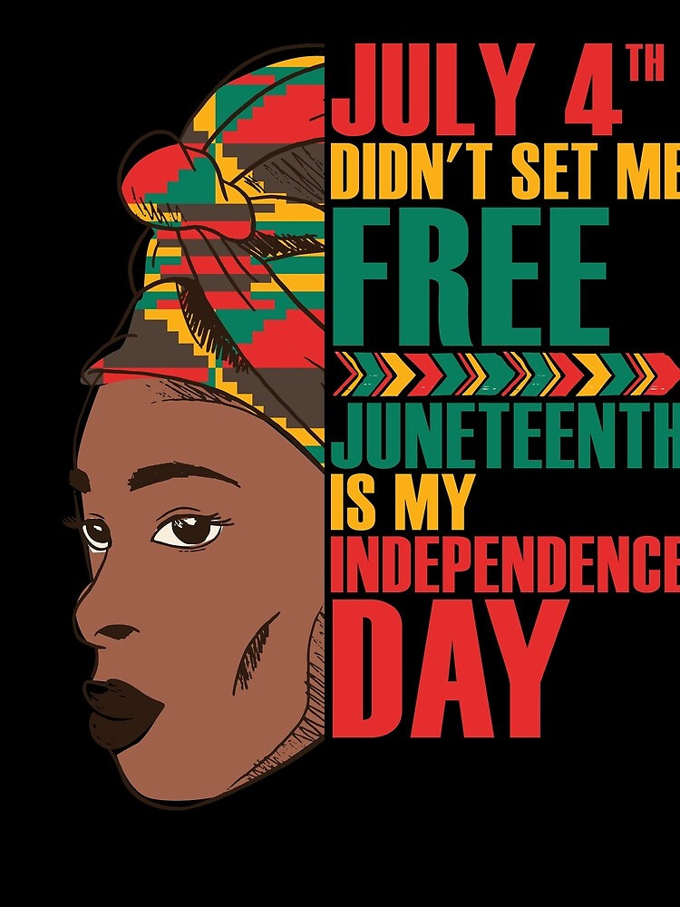 Thumbnail 3 von 3, Tuch, July 4th Didn't Set Me Free Africa Girl Juneteenth For Women Gear designt und verkauft von DynamicDesign.