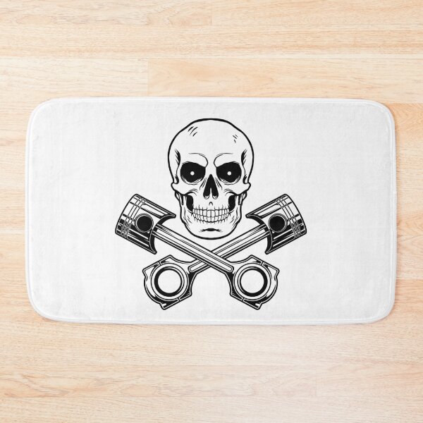 Item preview, Skull and Pistons designed and sold by MonoByOrion.