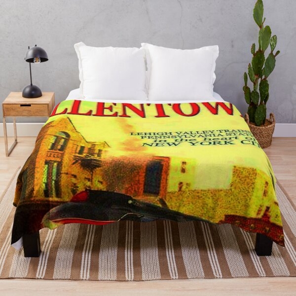 Item preview, vintage Railroad, vintage train, train engine, vintage Lehigh Valley railroad poster, Allentown train station, 1940s railroad, Hamilton Street, downtown Allentown, vintage Allentown, parlor cars, designed and sold by Nostrathomas66.