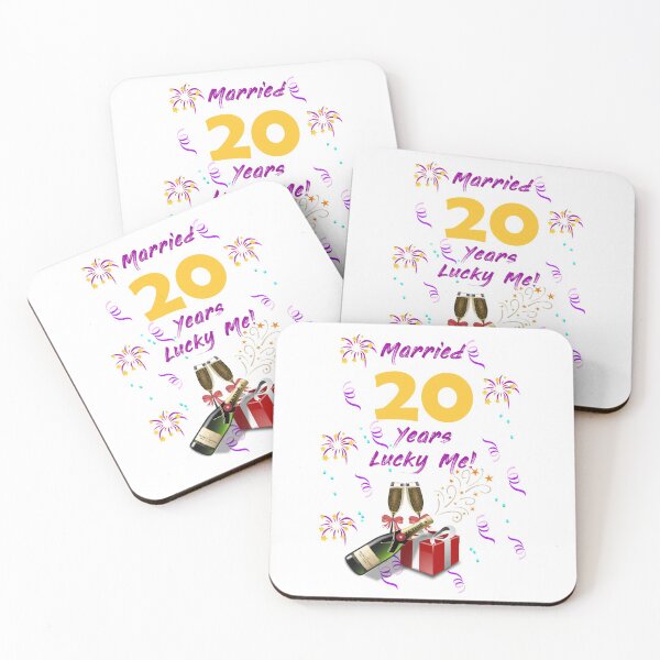 Item preview, Married 20 years lucky me! designed and sold by Skipperatthebay.