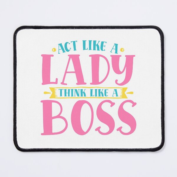 Item preview, act like a lady think like a boss designed and sold by Best-Designers.