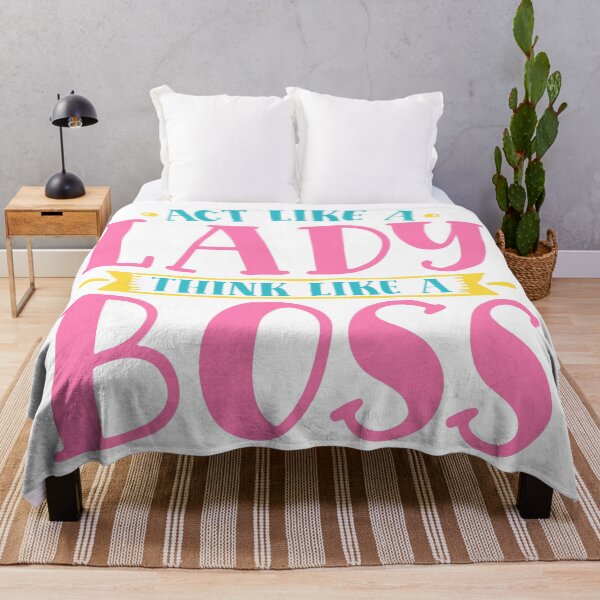 Item preview, act like a lady think like a boss designed and sold by Best-Designers.