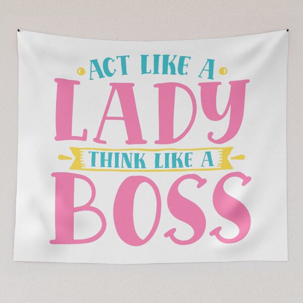 Item preview, act like a lady think like a boss designed and sold by Best-Designers.