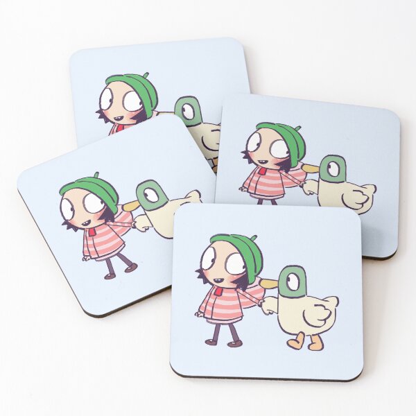 Item preview, I draw sarah and duck holding hands / sarah and duck  designed and sold by RansRoom.