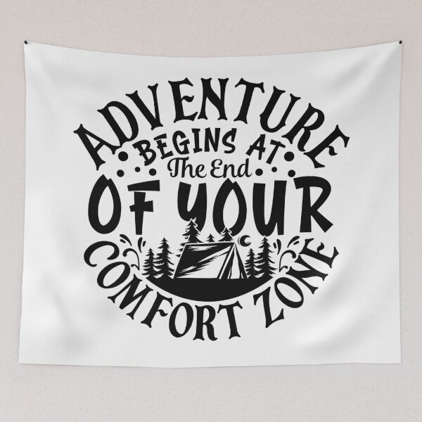 Item preview, Adventure begins at the end of your comfort zone designed and sold by Best-Designers.
