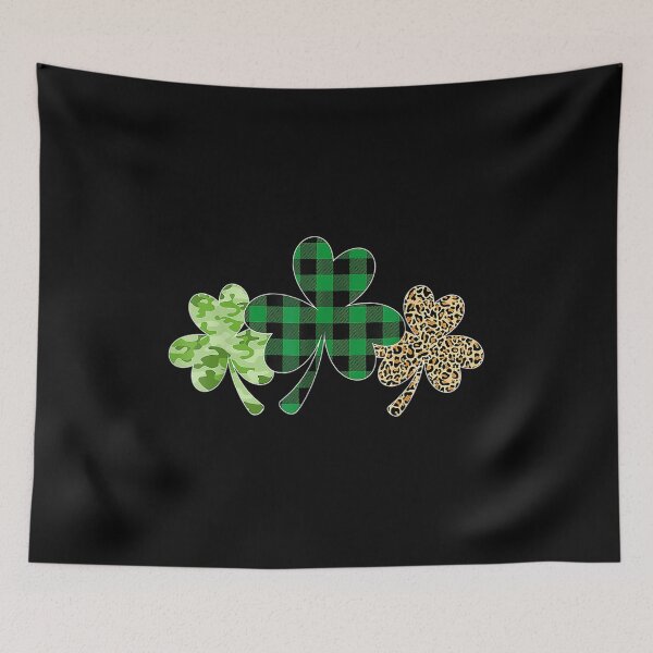 Item preview, Plaid Shamrock Leopard Camouflage Fun St Patricks Day designed and sold by Shelyapinglasha.