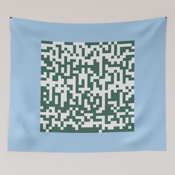 Item preview, abstract qr code art   designed and sold by FaberCrossS.