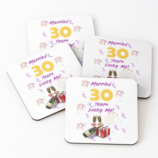Item preview, Married 30 years lucky me! designed and sold by Skipperatthebay.