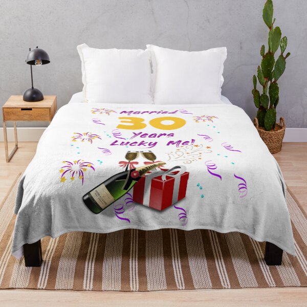 Item preview, Married 30 years lucky me! designed and sold by Skipperatthebay.