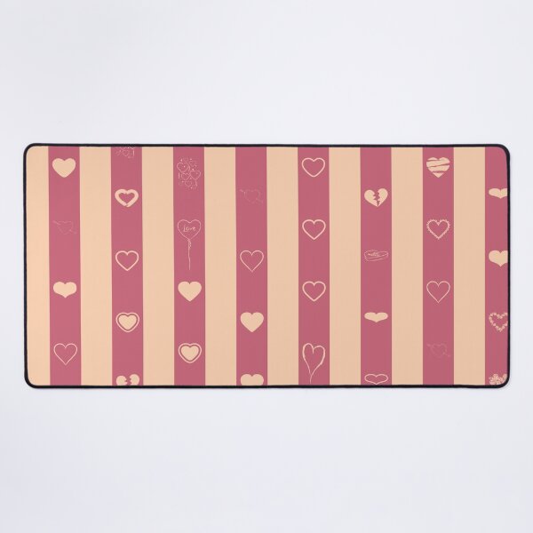 Item preview, Love stripes pattern tangelo and crimson designed and sold by aapshop.