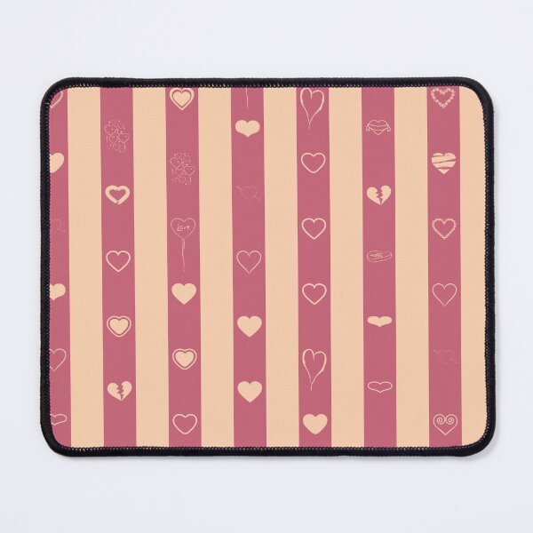 Item preview, Love stripes pattern tangelo and crimson designed and sold by aapshop.