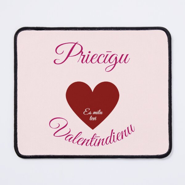 Item preview, Happy Valentine's Day in Latvian - Latvian designed and sold by LukjanovArt.
