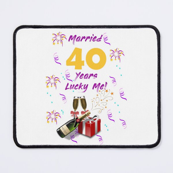 Item preview, Married 40 years lucky me! designed and sold by Skipperatthebay.