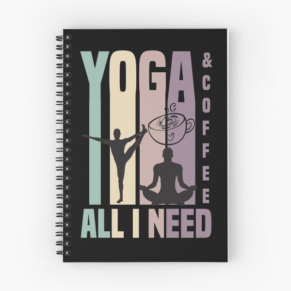 Item preview, Yoga and Coffee all I Need - Yoga and Coffee Lovers Quotes designed and sold by medbdj.