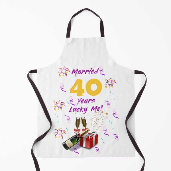 Item preview, Married 40 years lucky me! designed and sold by Skipperatthebay.