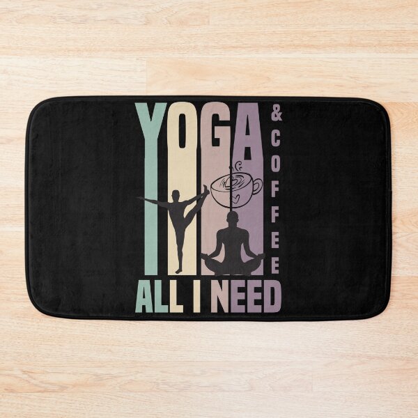 Item preview, Yoga and Coffee all I Need - Yoga and Coffee Lovers Quotes designed and sold by medbdj.